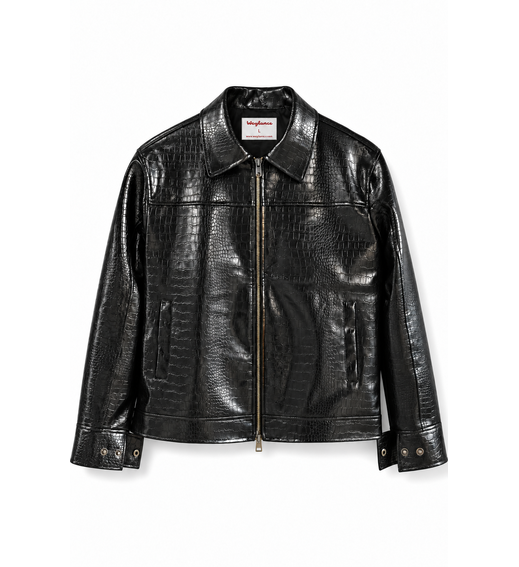 WEYLANCE  CROC BLACK