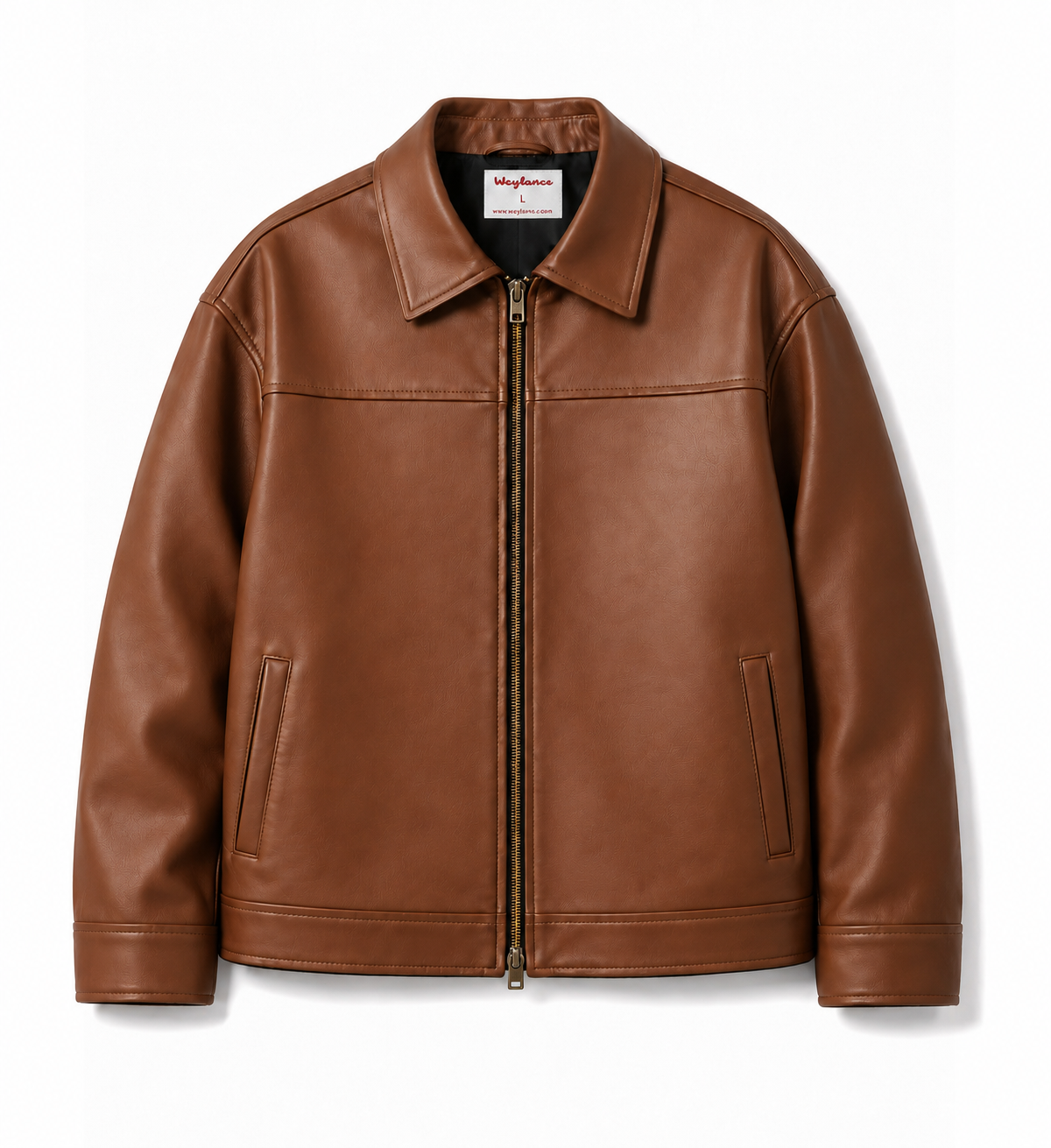 WEYLANCE TAN BOXYFIT JACKET