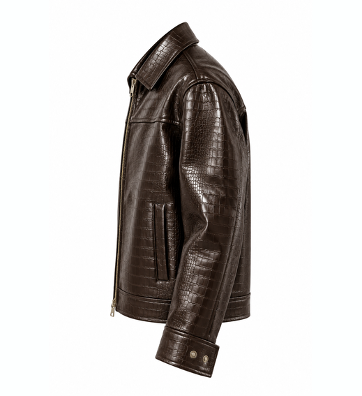 WEYLANCE CROC DARK BROWN